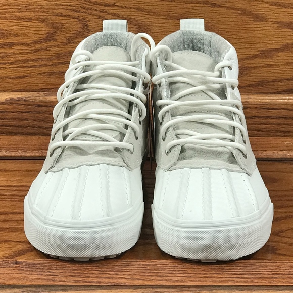 Vans Sk8 Hi Del Pato MTE Scotchgard Blanc Boots - Picture 3 of 7